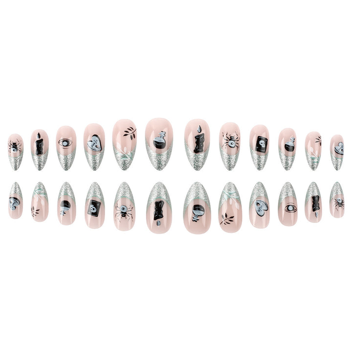 Gothic-Themed Nail Art Set Bowlift