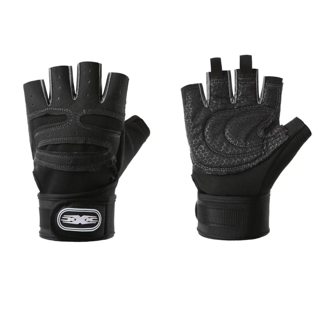 Padded Half-Finger Cycling Gloves Bowlift