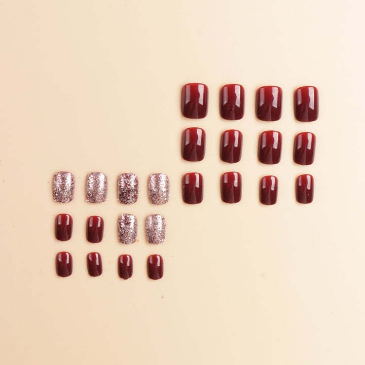 Glossy Gel Press-On Nail Set Bowlift
