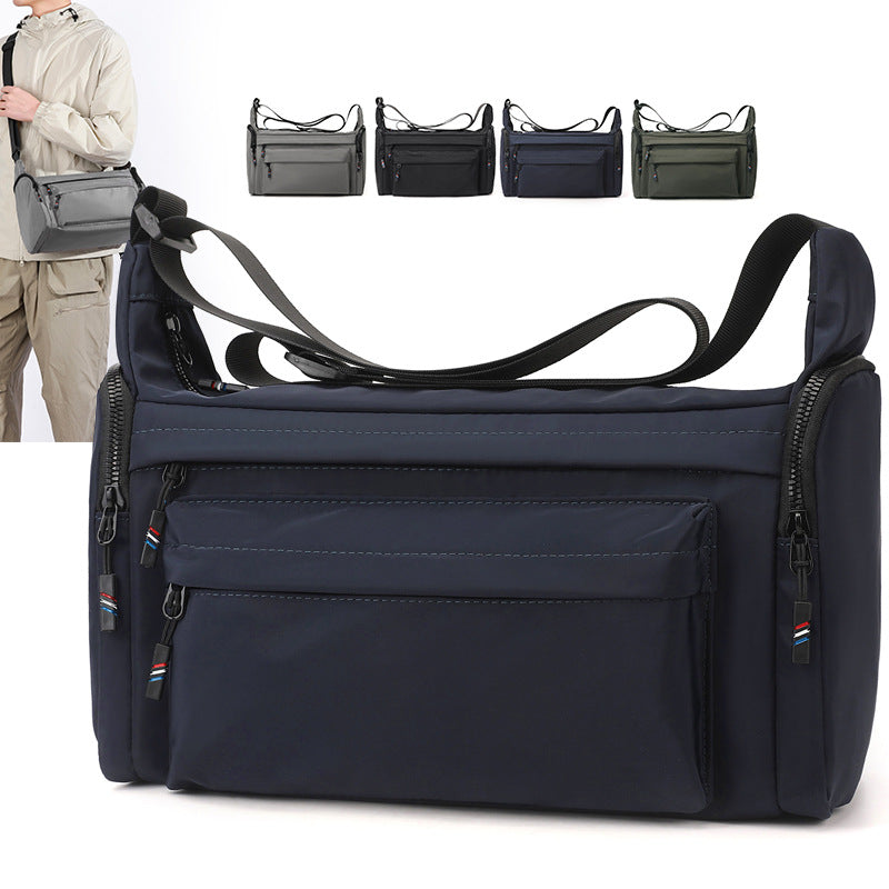 Structured Multi-Pocket Tactical Messenger Bag Bowlift