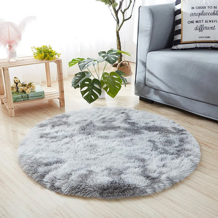 Round Decorative Area Rug Bowlift