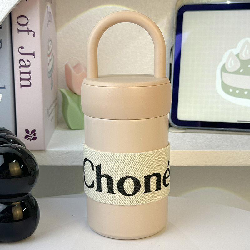 Ladies Insulated Water Bottle with Ergonomic Carrying Handle Bowlift