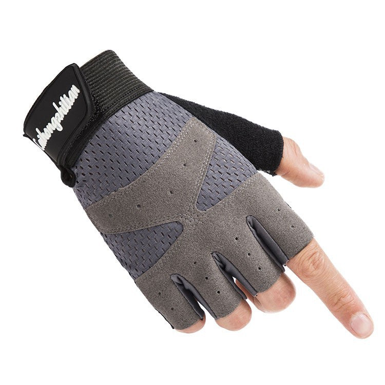 Women's fitness gloves with non-slip palm and breathable mesh Bowlift