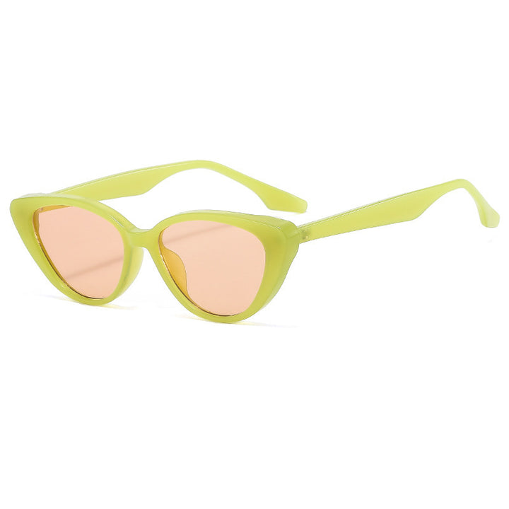 Women's Cat-Eye Sunglasses with Modern Extreme Frame Bowlift