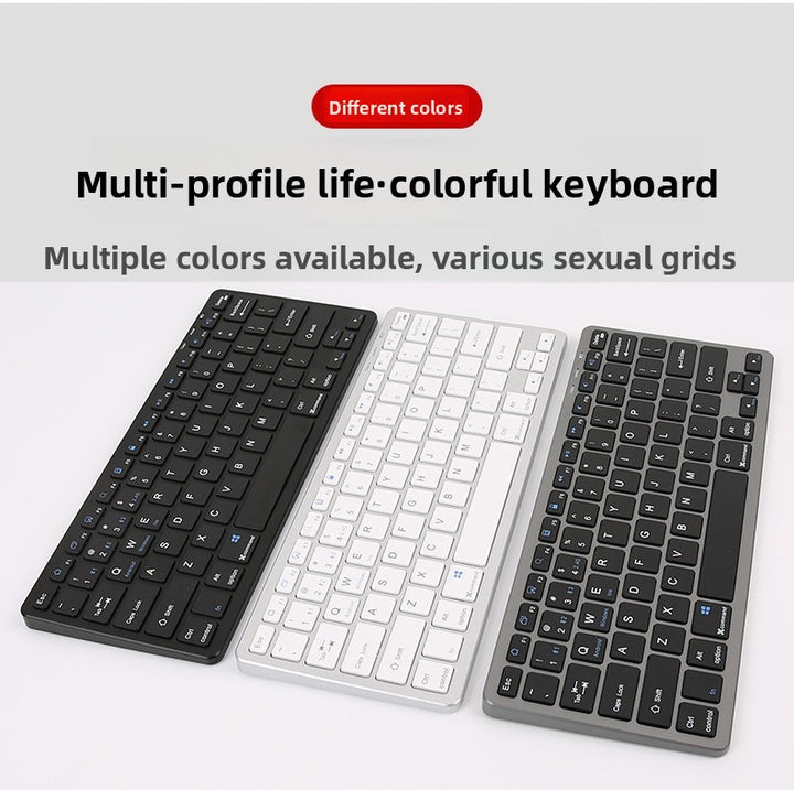 Bluetooth keyboard with ergonomic design Bowlift