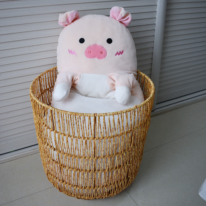 Handcrafted Decorative Storage Bin Bowlift