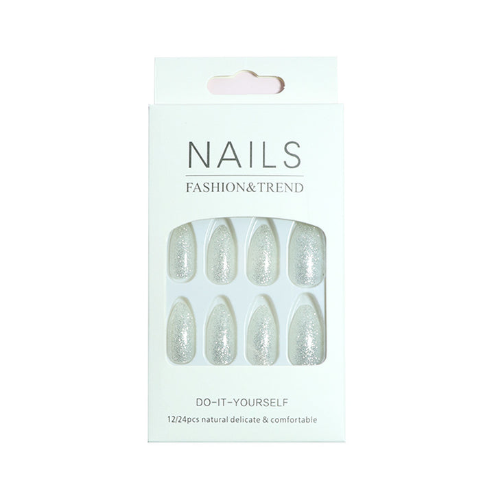 Sparkling Glamour Stiletto Press-On Nails Bowlift