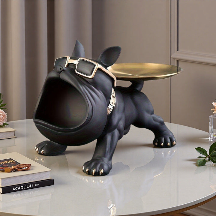 Funny decorative figure of a French Bulldog Bowlift