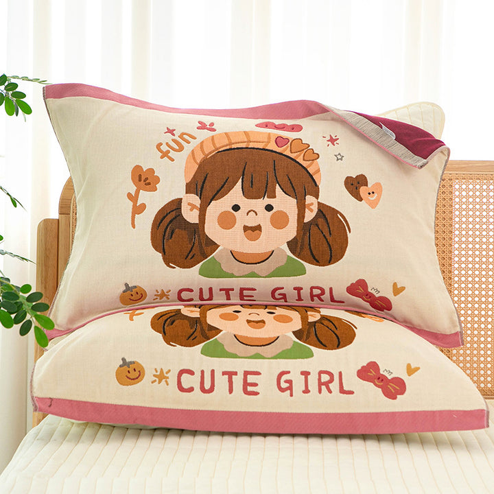 Women's pillowcases with cute animal motif Bowlift