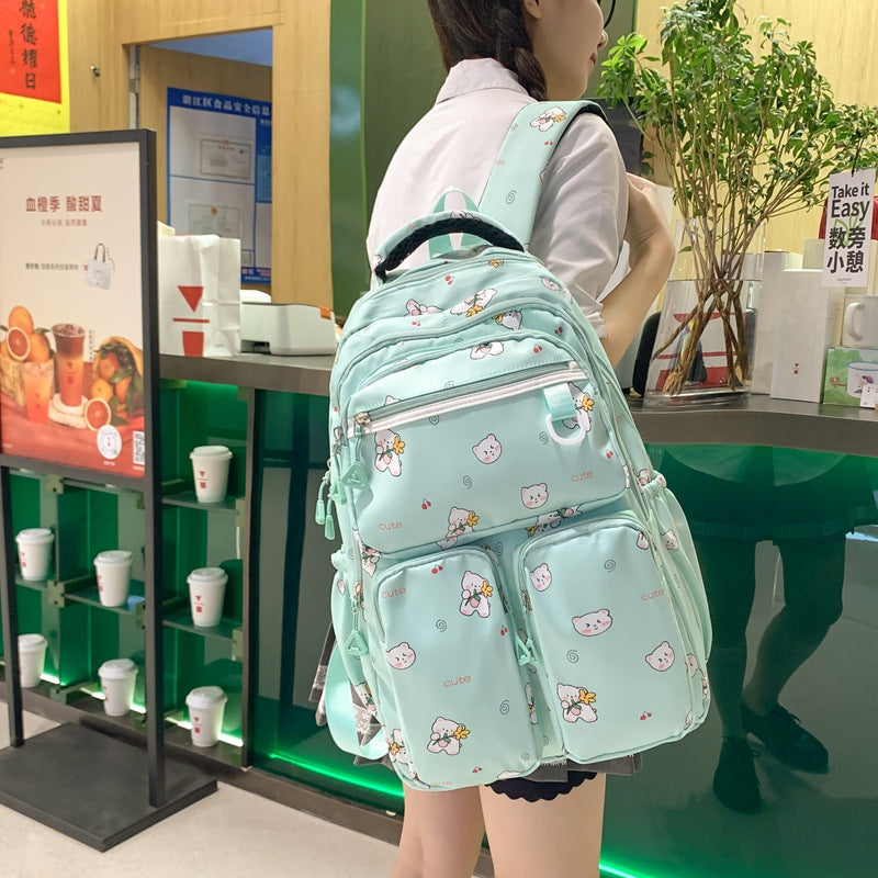 Plush backpack with playful animal motif Bowlift
