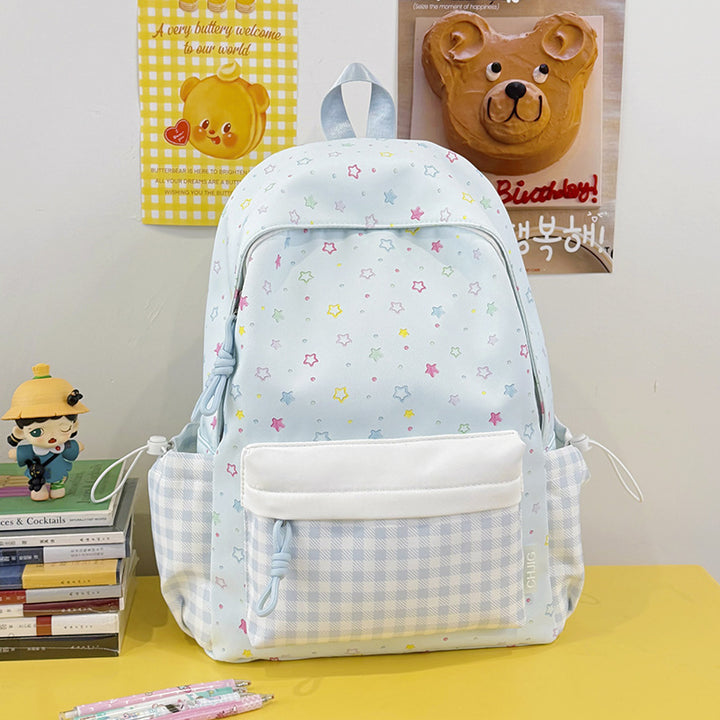 Cute Star-Patterned Casual Daypack Bowlift