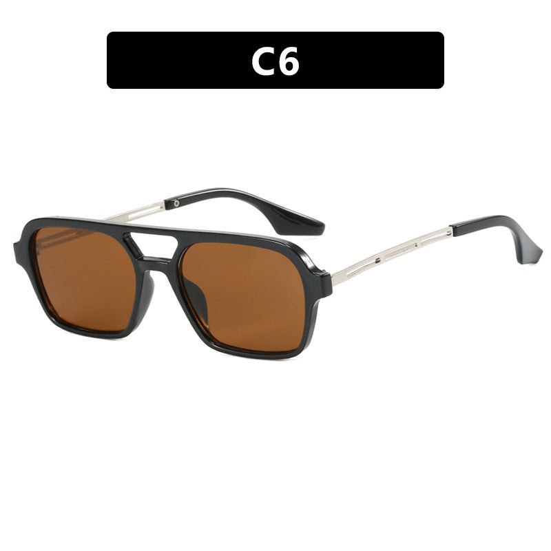 Women's striking square sunglasses with transparent frame Bowlift