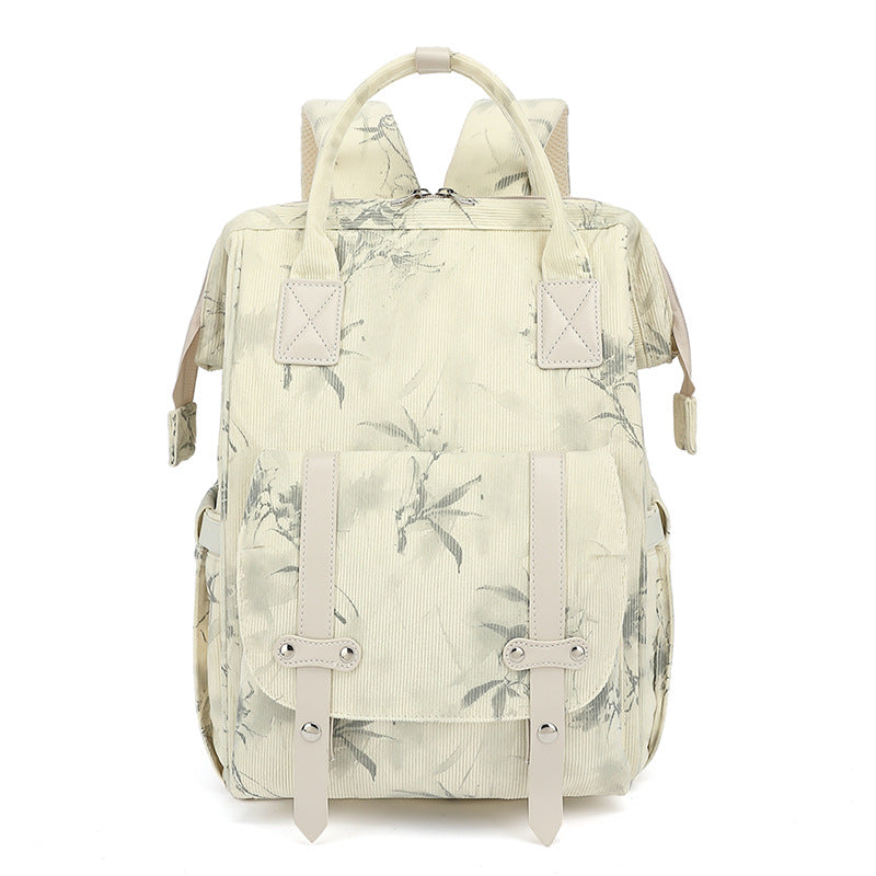 Stylish Floral Print Backpack Bowlift