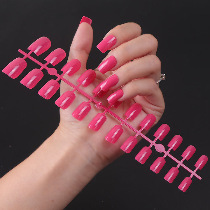 Natural Glossy Press-On Nail Tips Bowlift