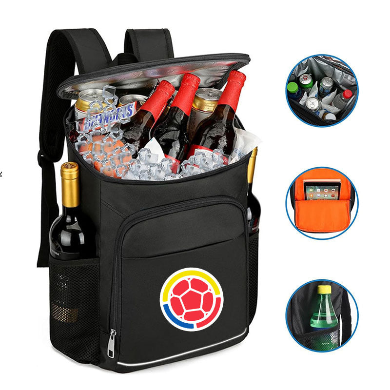 Ladies Insulated Cooler Backpack with Multiple Compartments and Practical Storage Bowlift