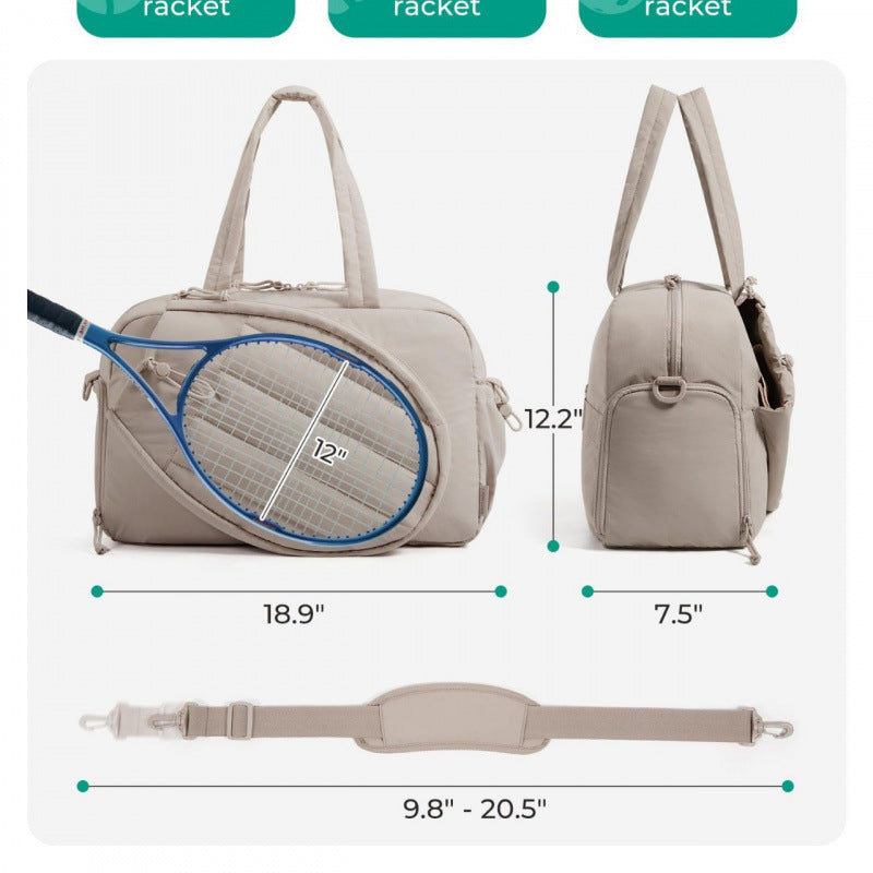 Versatile Tennis Equipment Carry Tote Bowlift