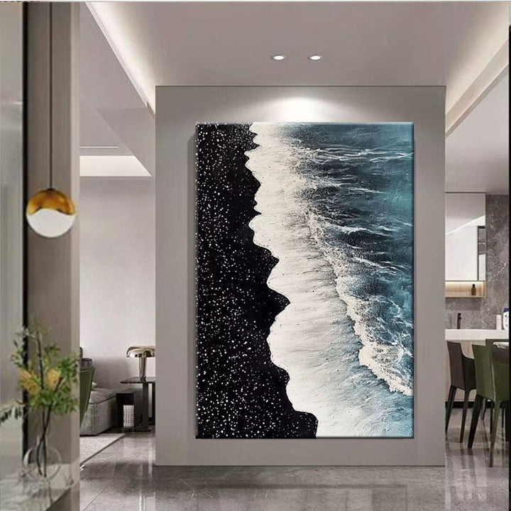 Ocean-Inspired Abstract Canvas Wall Art