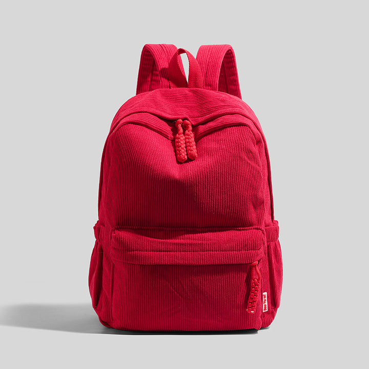 Compact Textured School Backpack Bowlift