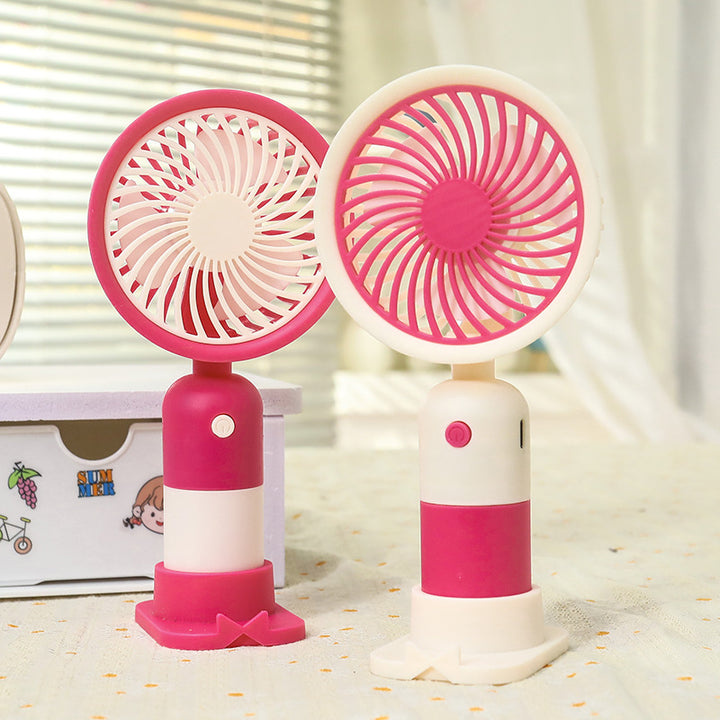 Ladies Portable Table Fan with USB Connection and Flexible Tilt Bowlift