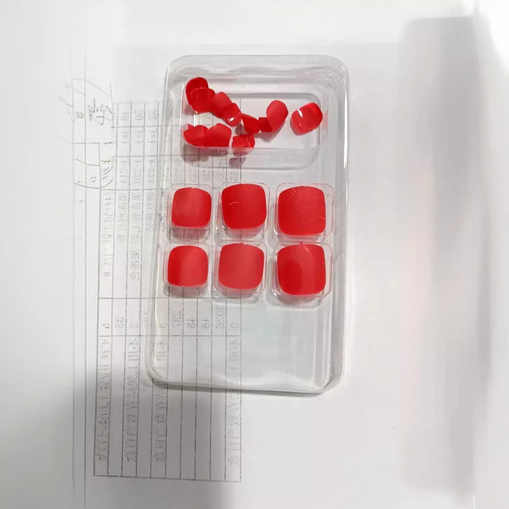 Premium Square Press-On Nail Tips Bowlift
