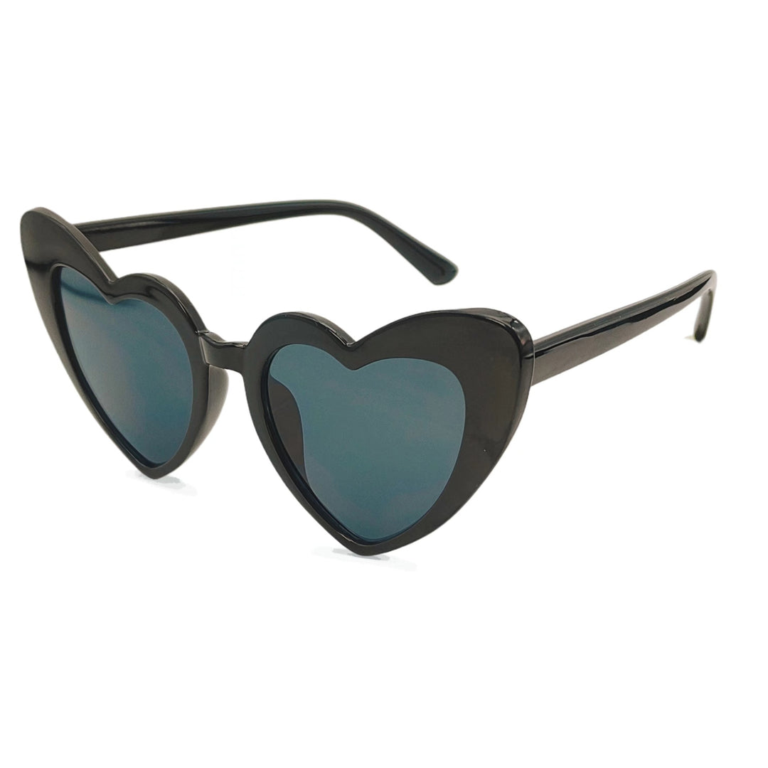 Women's Heart-Shaped Sunglasses with UV Protection and High-Quality Film Processing Bowlift