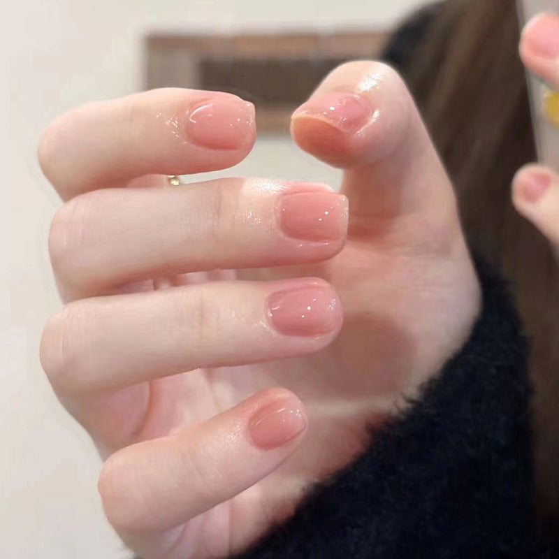 Glossy Gel Press-On Nail Set Bowlift
