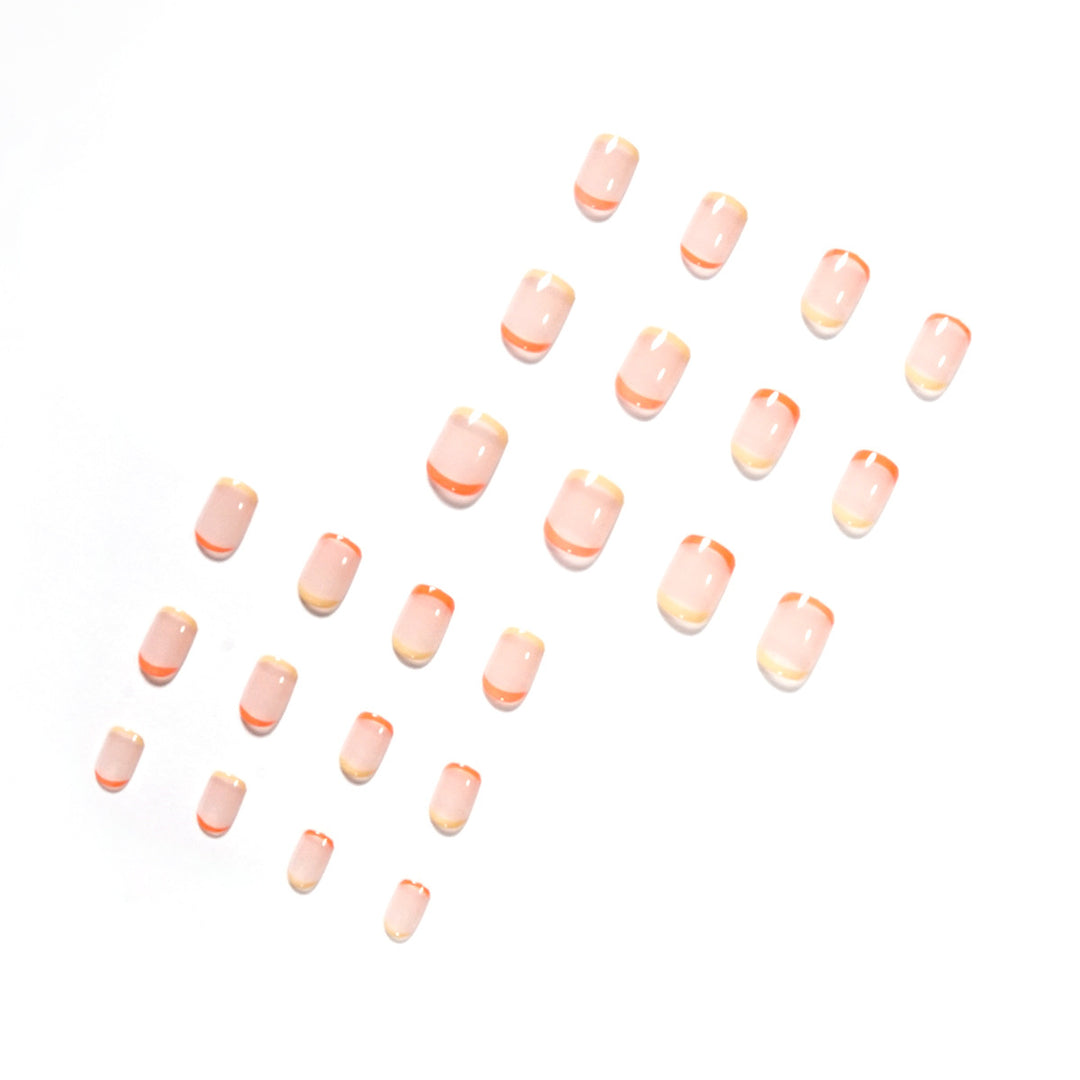 Elegant Nail Art with Bright Tips Bowlift