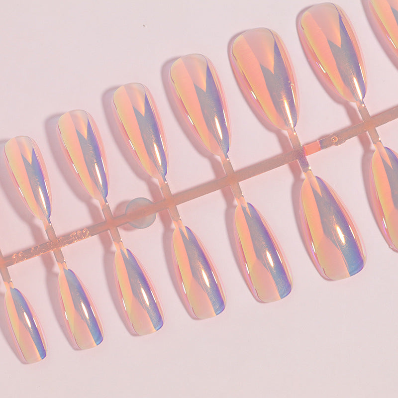 Artistic Gradient Press-On Nails Bowlift
