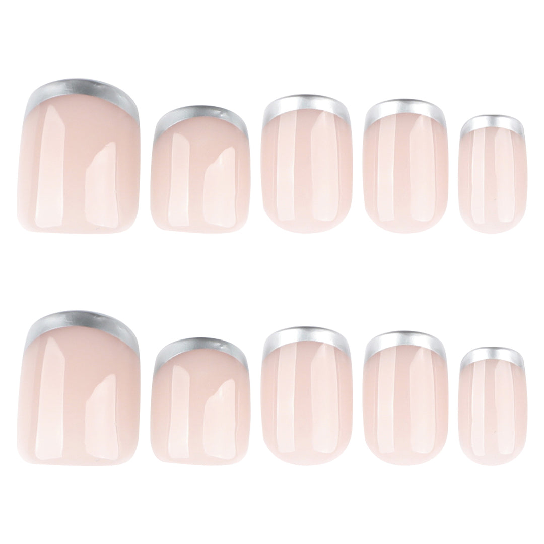 Elegant French-Tip Nail Art Bowlift