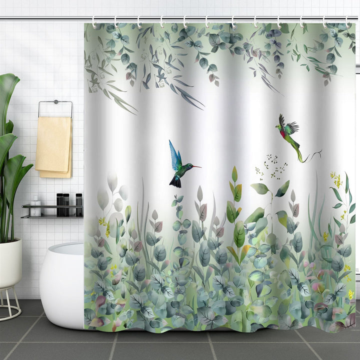 Nature-Inspired Shower Curtain Bowlift