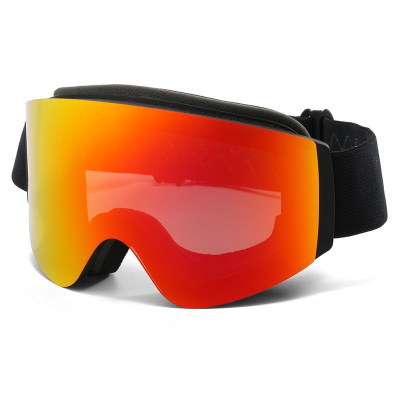 Ladies ski goggles with side glare protection and antifog coating Bowlift