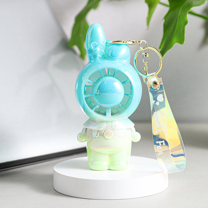 Unisex Portable Mini Fan in Cute Rabbit Design Bowlift