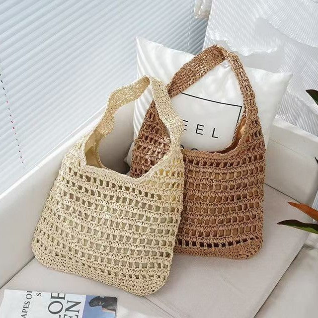 Handcrafted Large Macrame Shoulder Bag Bowlift