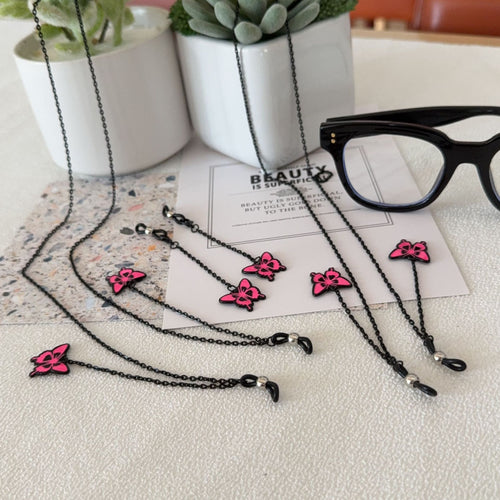 Butterfly-Themed Eyewear Chain Holder Bowlift