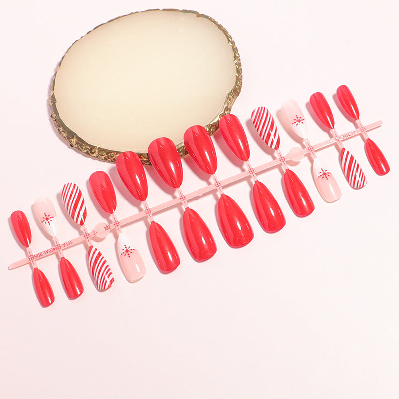 Decorative Press-On Nail Design Set Bowlift