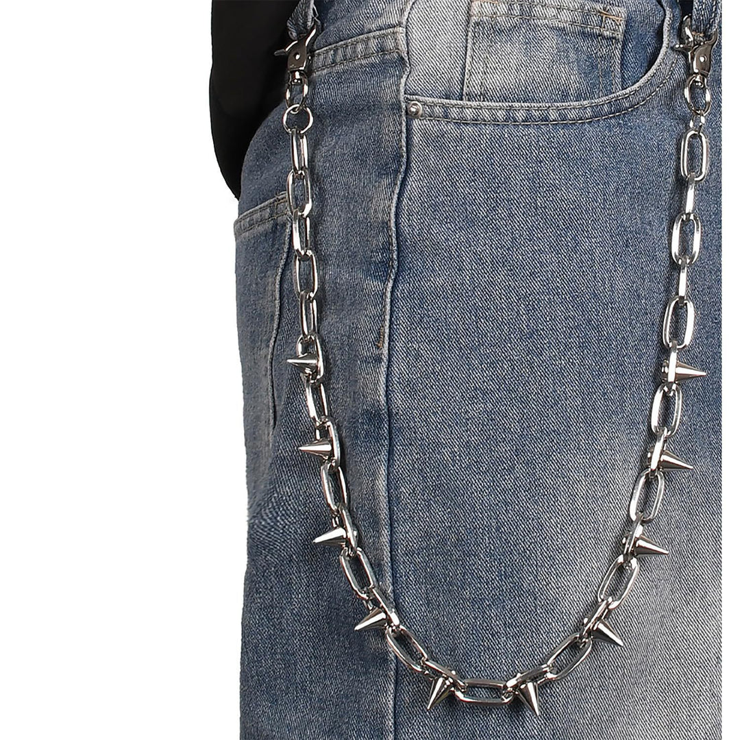 Gothic Spiked Chain Belt Bowlift