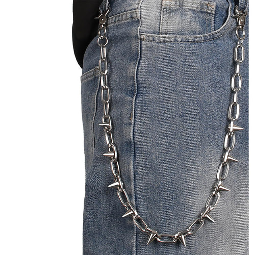 Gothic Spiked Chain Belt Bowlift