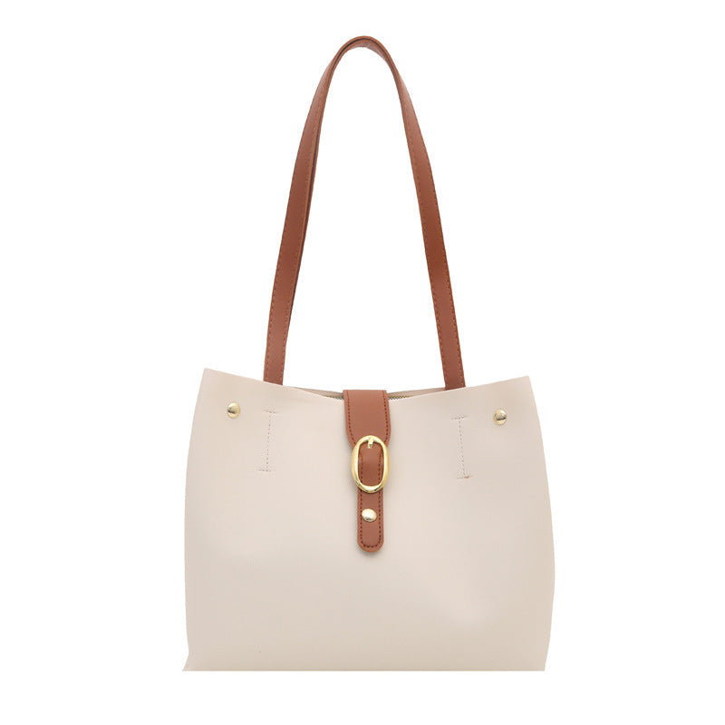 Structured Leather Tote Bag Bowlift