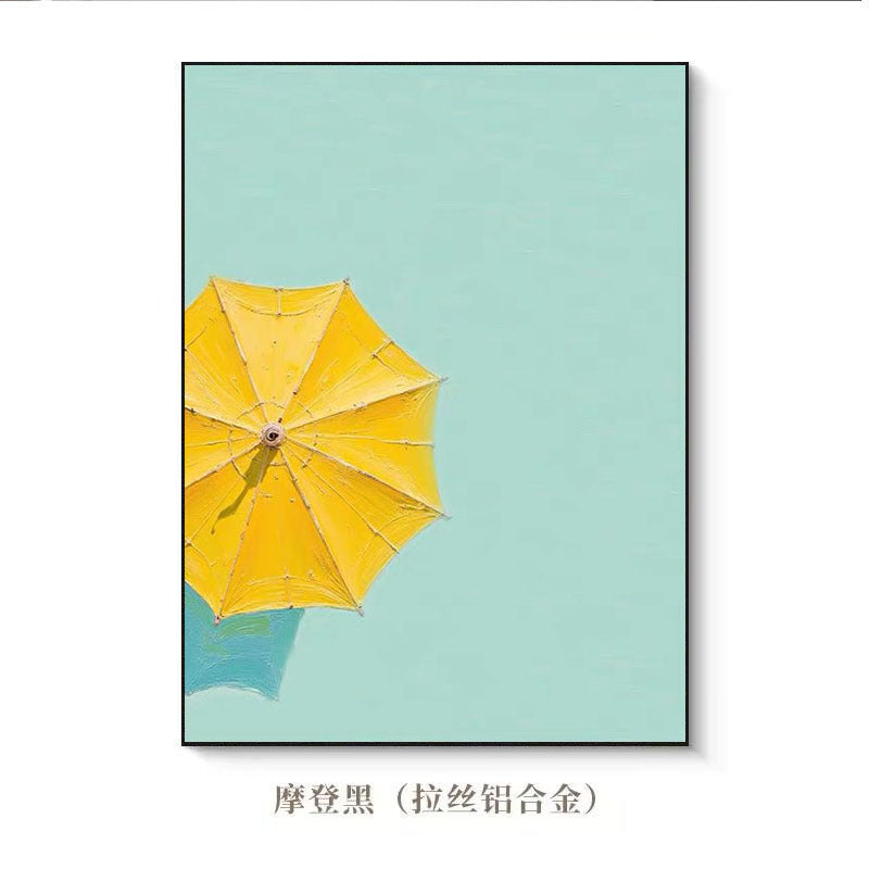 Summer Beach Umbrella Art Print