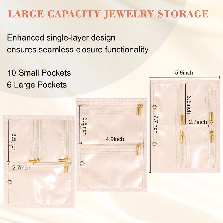 Women's elegant jewelry organizer with transparent compartments Bowlift