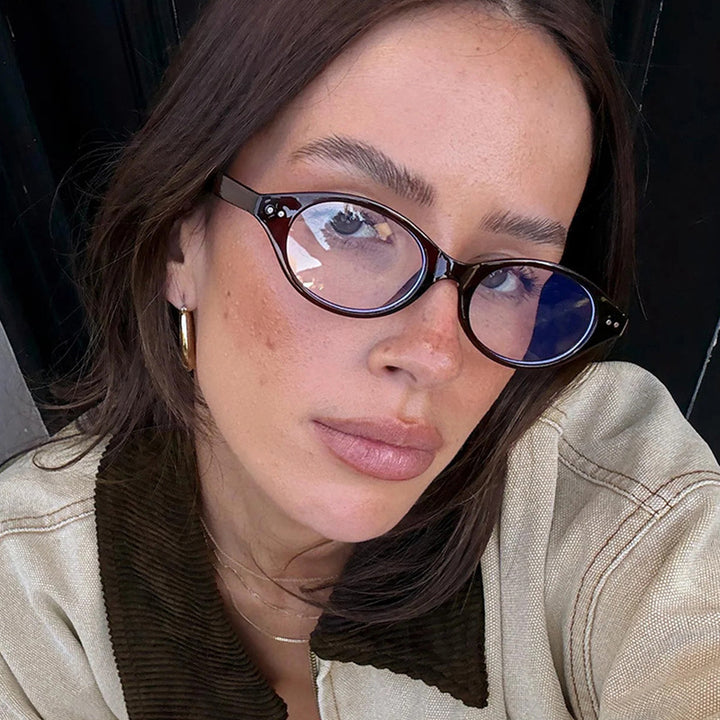 Women's Cat-Eye Sunglasses with Unique Pattern Bowlift