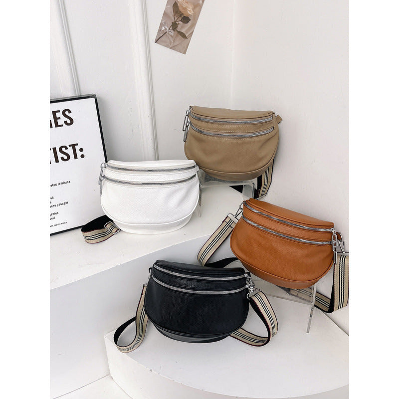 WoChic Dual-Zipper Crossbody Bag Bowlift