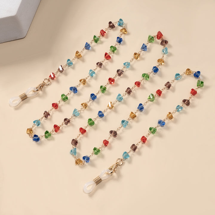 Chic Gemstone-Style Eyewear Chain Bowlift
