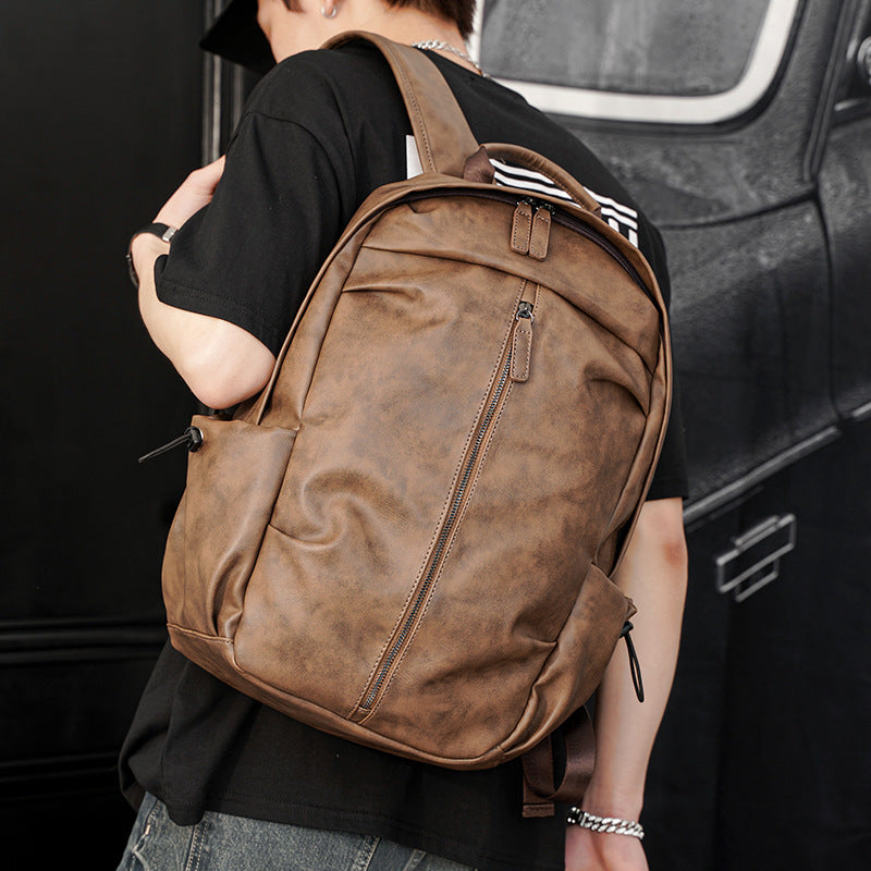 Elegant Backpack Made of Durable Faux Leather with Multifunctional Compartments Bowlift