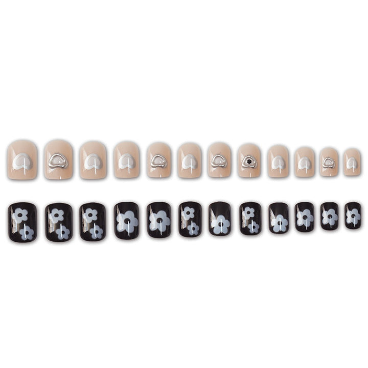 Artistic Heart-Inspired Nail Art Extensions Bowlift