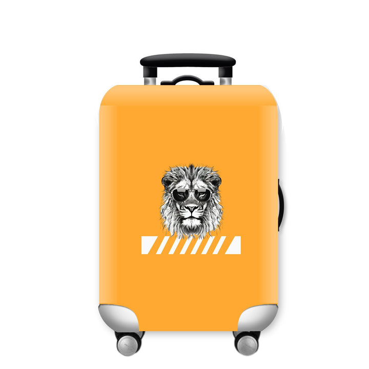 Unisex hard-shell suitcase with funny giraffe design Bowlift