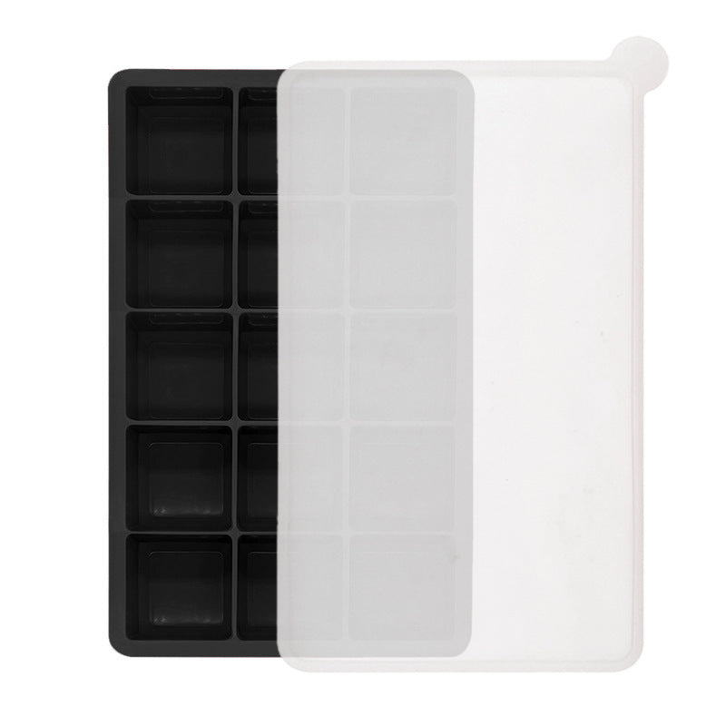 Flexible Silicone Square Ice Cube Tray Multi-Cavity Freezer Mold Bowlift