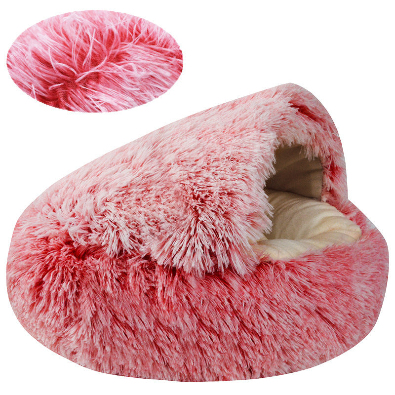 Cozy Soft  Hideaway  Dog Bed