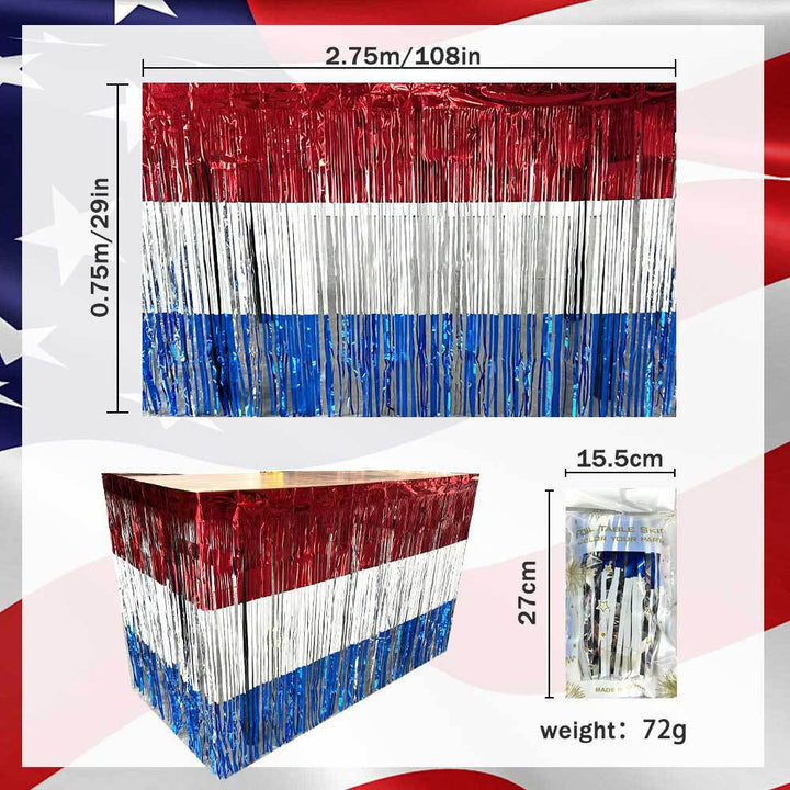 Unisex nan fransiger star garlands and table skirt party décor set Bowlift
