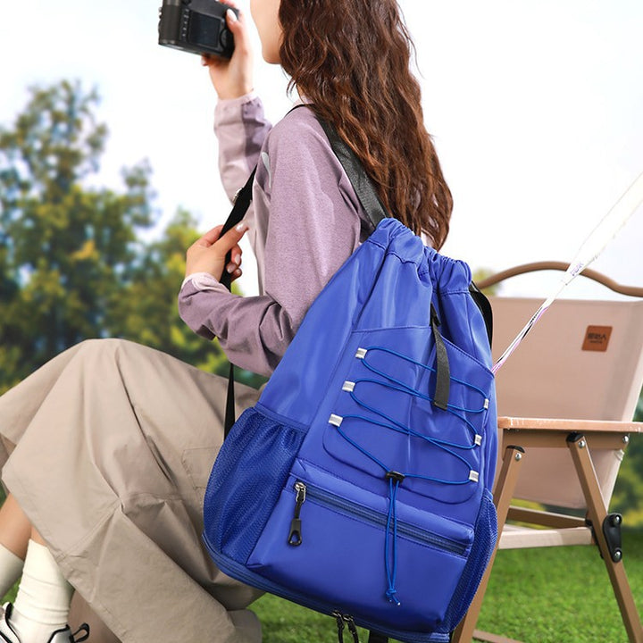 Lightweight Drawstring Sports Backpack Bowlift